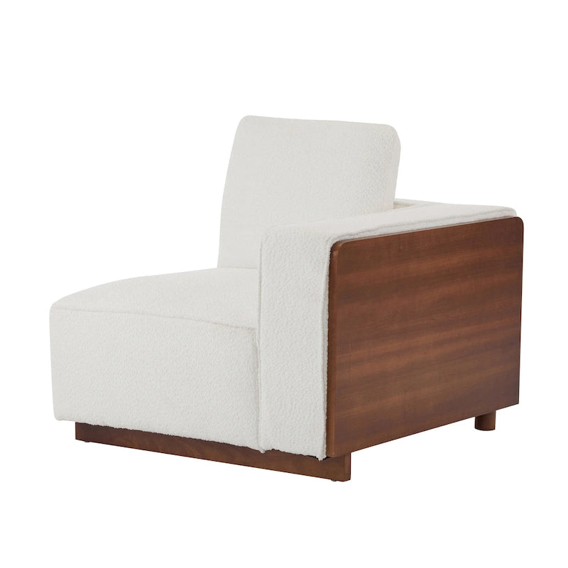 Canapé modulable deux places beige de 188 cm de large