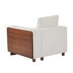 Canapé modulable deux places beige de 188 cm de large