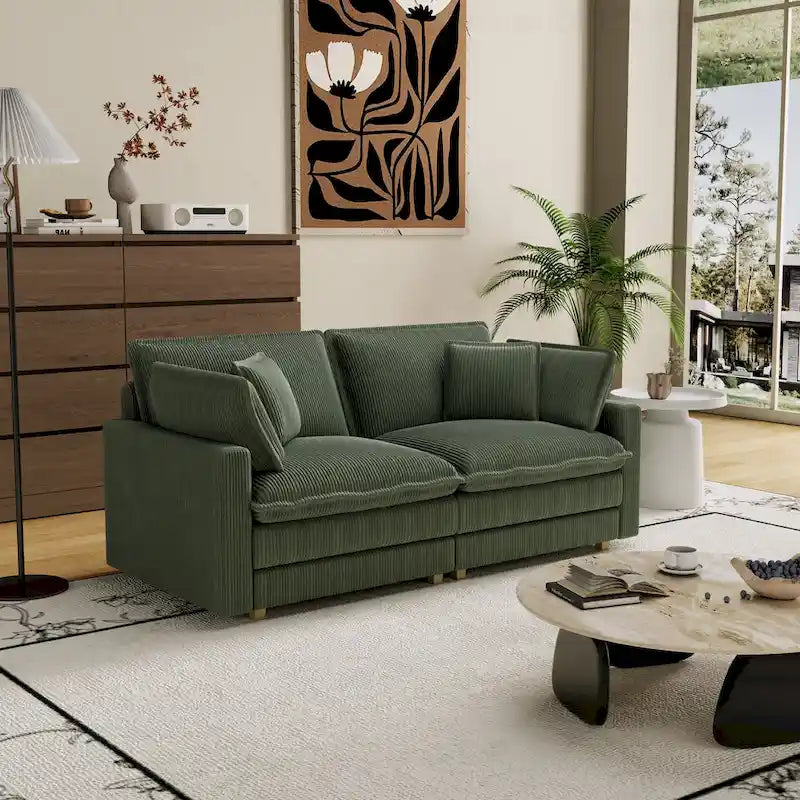 Canapés Modernes Confortables, Adaptés À Diverses Pièces, Améliorent L'Expérience De Relaxation