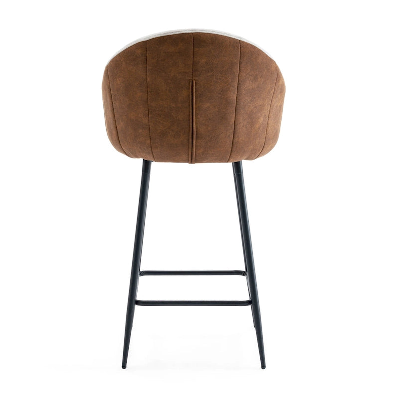 Tabouret de bar moderne rembourré de 67 cm