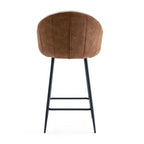 Tabouret de bar moderne rembourré de 67 cm