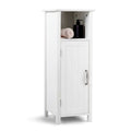 Meuble de rangement de salle de bain autoportant à une porte