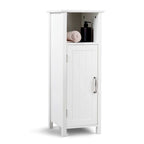 Meuble de rangement de salle de bain autoportant à une porte