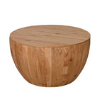 Table basse en forme de seau de style vintage avec rangement et capacité de charge raisonnable