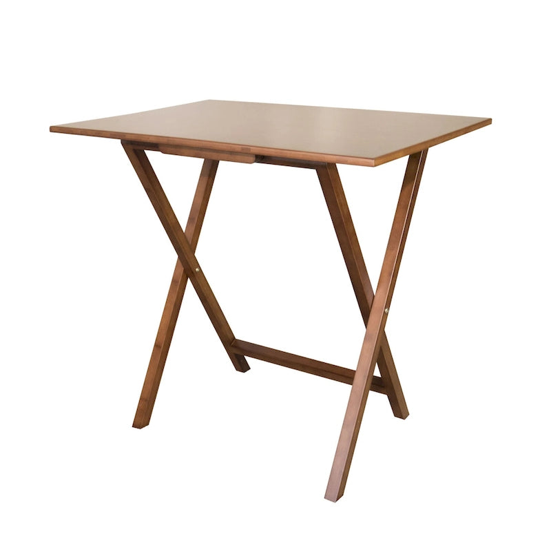 Bureau pliant à cadre en bambou
