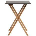 Bureau pliant à cadre en bambou