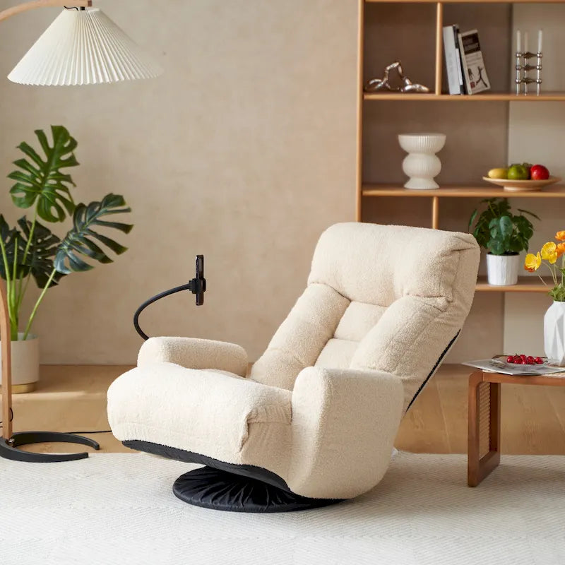 Fauteuil inclinable moelleux en polaire