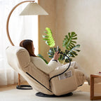 Fauteuil inclinable moelleux en polaire