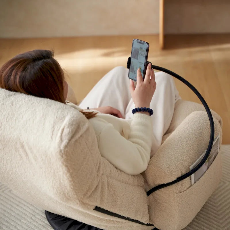 Fauteuil inclinable moelleux en polaire