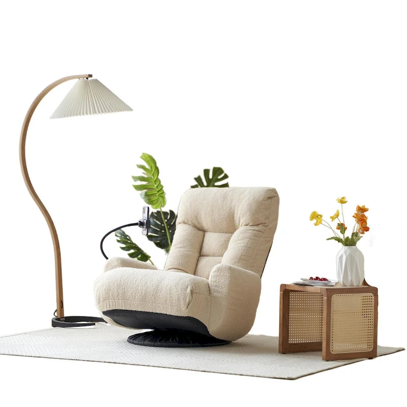Fauteuil inclinable moelleux en polaire