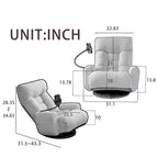 Fauteuil inclinable moelleux en polaire