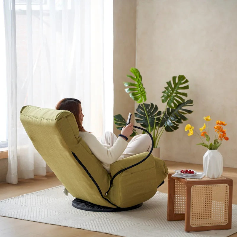 Fauteuil inclinable moelleux en polaire