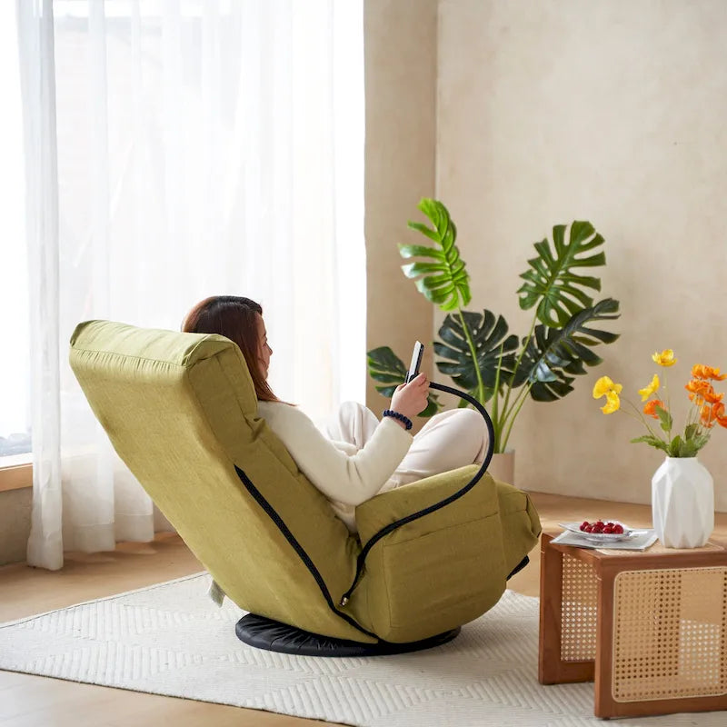Fauteuil inclinable moelleux en polaire