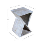 Table d'appoint triangulaire