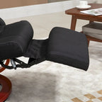 Fauteuil inclinable manuel pour adulte, inclinable et pivotant avec repose-pieds