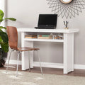 Console/Table à manger convertible blanche