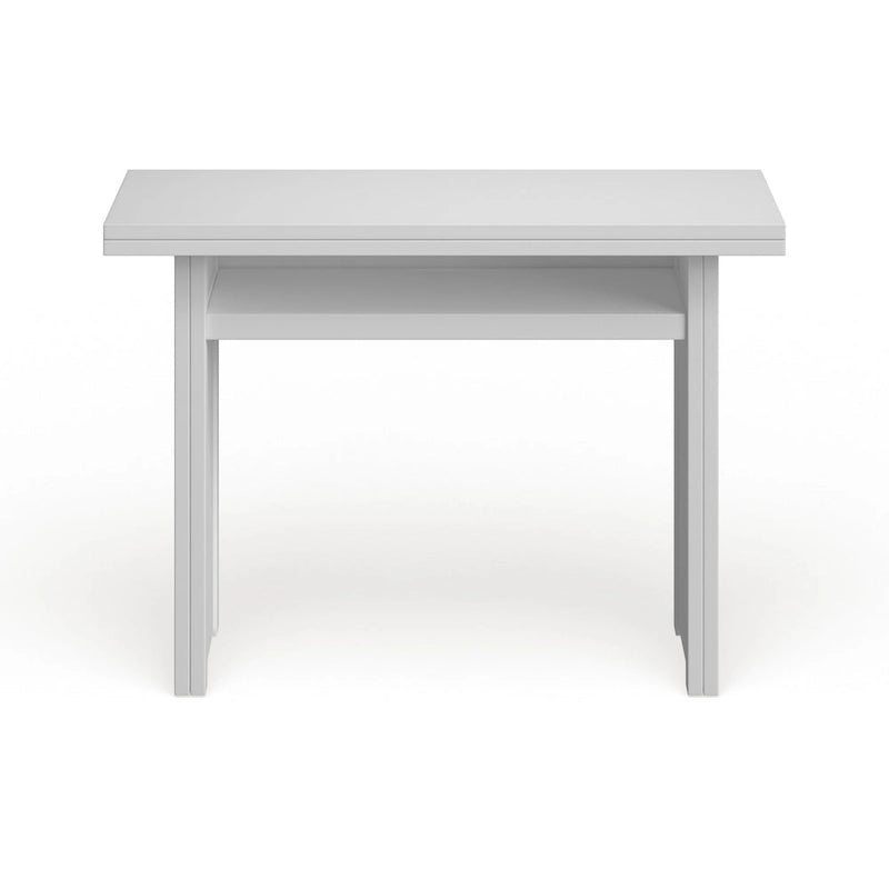 Console/Table à manger convertible blanche
