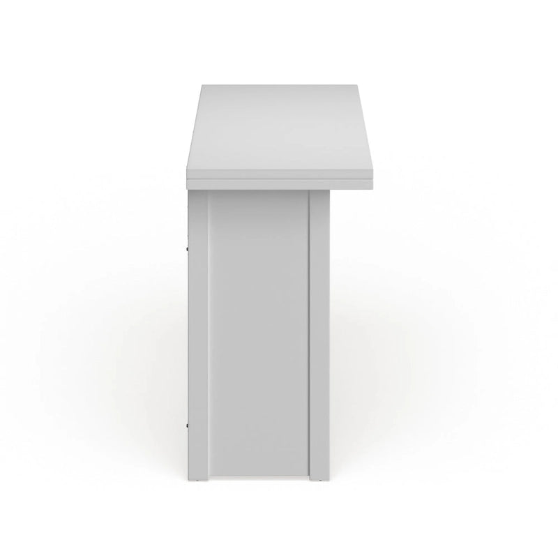 Console/Table à manger convertible blanche