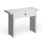 Console/Table à manger convertible blanche