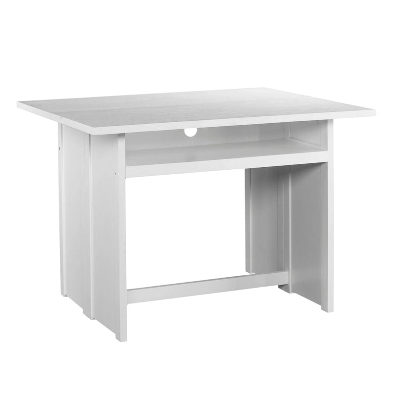 Console/Table à manger convertible blanche
