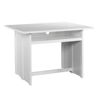 Console/Table à manger convertible blanche