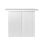 Console/Table à manger convertible blanche