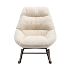 Fauteuil à bascule capitonné