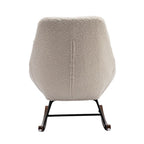 Fauteuil à bascule capitonné