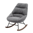 Fauteuil à bascule capitonné
