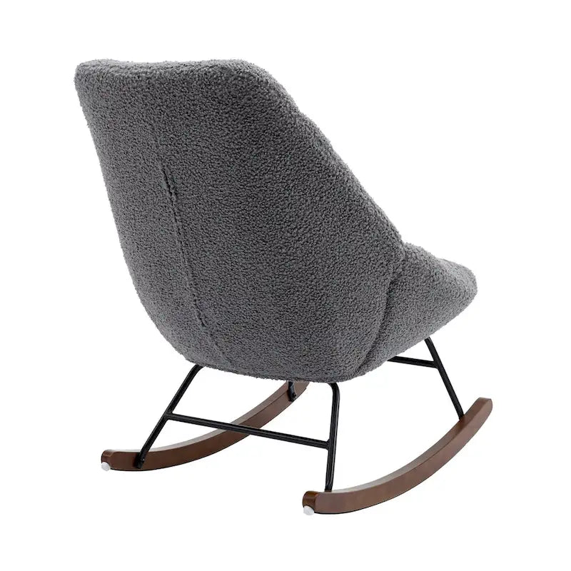 Fauteuil à bascule capitonné