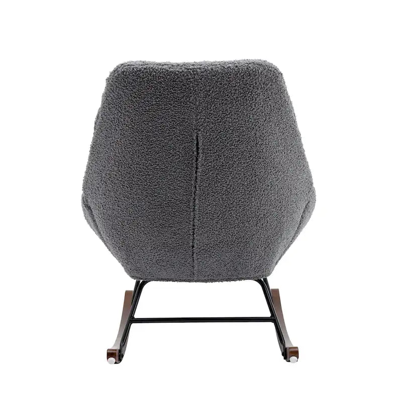 Fauteuil à bascule capitonné