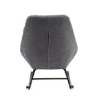 Fauteuil à bascule capitonné