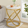 Table d'appoint ronde moderne de 19 pouces