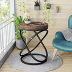 Table d'appoint ronde moderne de 19 pouces