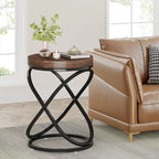 Table d'appoint ronde moderne de 19 pouces