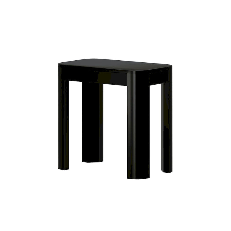 Table d'appoint rectangulaire à chevrons et poutres Contour - 25