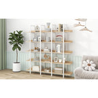 Étagère ouverte à 5 niveaux, style industriel vintage