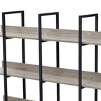 Étagère ouverte à 5 niveaux, style industriel vintage