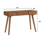 Meuble-lavabo/Bureau à 2 tiroirs Mid-Century Modern 44