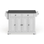 Îlot de cuisine/Chariot de service en acier inoxydable pleine grandeur - 45,7 cm de profondeur X 130,8 cm de largeur X 86,4 cm de hauteur