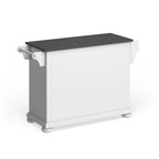 Îlot de cuisine/Chariot de service en acier inoxydable pleine grandeur - 45,7 cm de profondeur X 130,8 cm de largeur X 86,4 cm de hauteur