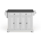 Îlot de cuisine/Chariot de service en acier inoxydable pleine grandeur - 45,7 cm de profondeur X 130,8 cm de largeur X 86,4 cm de hauteur