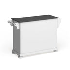 Îlot de cuisine/Chariot de service en acier inoxydable pleine grandeur - 45,7 cm de profondeur X 130,8 cm de largeur X 86,4 cm de hauteur