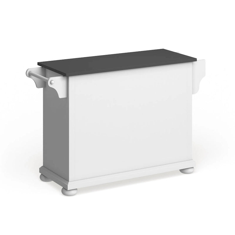 Îlot de cuisine/Chariot de service en acier inoxydable pleine grandeur - 45,7 cm de profondeur X 130,8 cm de largeur X 86,4 cm de hauteur