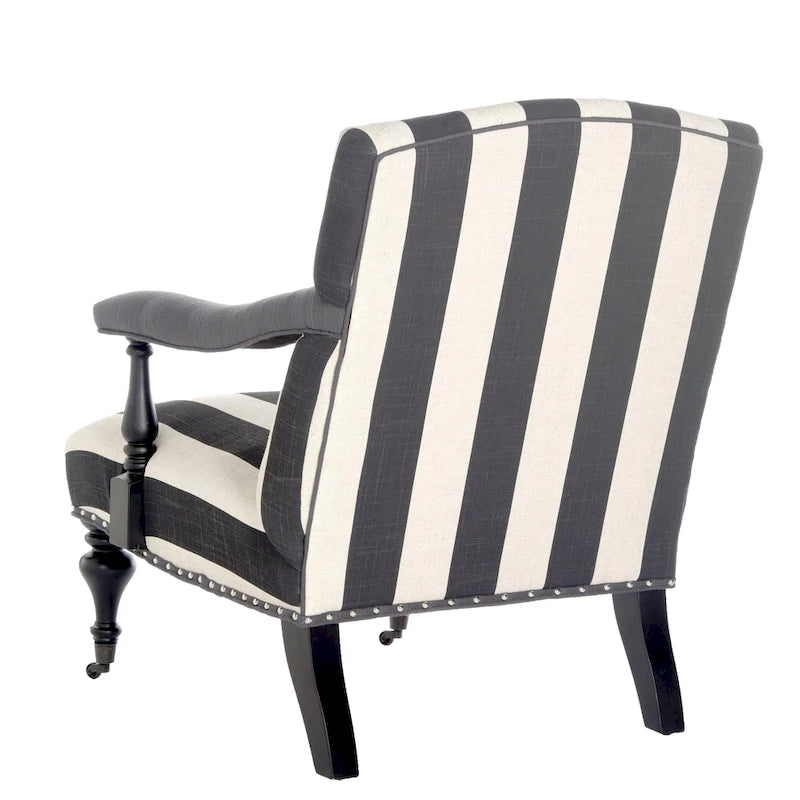 Fauteuil bleu acier - 27,6 X 36,8 X 35 pouces - 28 largeur X 37 profondeur X 35 hauteur