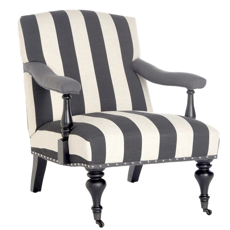 Fauteuil bleu acier - 27,6 X 36,8 X 35 pouces - 28 largeur X 37 profondeur X 35 hauteur