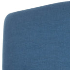 Fauteuil bleu acier - 27,6 X 36,8 X 35 pouces - 28 largeur X 37 profondeur X 35 hauteur