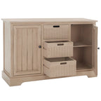 Meuble de rangement à deux tiroirs avec trois paniers amovibles - 39,8 m (l) X 12,5 m (L) X 29,5 m (H) - 41 m (l) X 13 m (P) X 26 m (H)