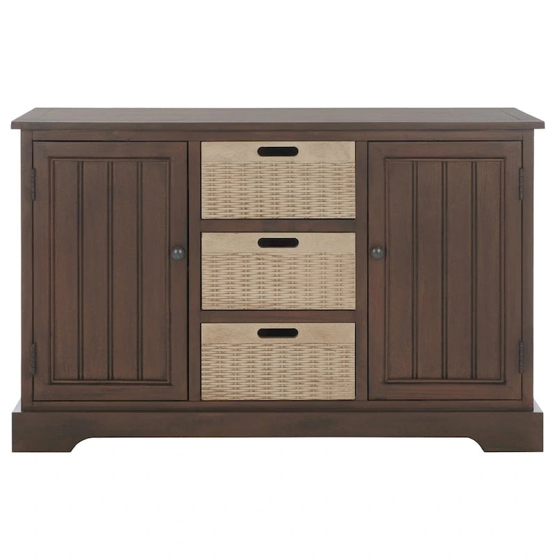 Meuble de rangement à deux tiroirs avec trois paniers amovibles - 39,8 m (l) X 12,5 m (L) X 29,5 m (H) - 41 m (l) X 13 m (P) X 26 m (H)