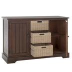 Meuble de rangement à deux tiroirs avec trois paniers amovibles - 39,8 m (l) X 12,5 m (L) X 29,5 m (H) - 41 m (l) X 13 m (P) X 26 m (H)